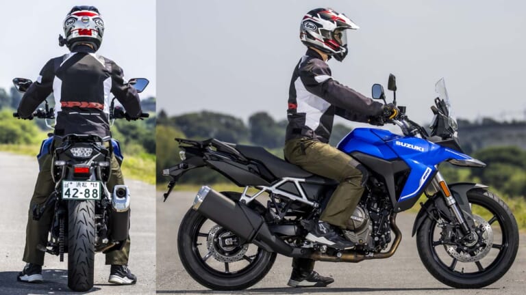 スズキ|Vストローム800|試乗インプレッション|「名車の予感!」「やっぱ前輪19インチ」スズキ V-STROM 800 試乗インプレッション