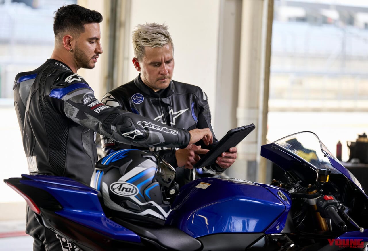 |「ホイールR6用?」「ウイング付きで空力めちゃイイ!」ヤマハYZF-R9 開発者インタビュー【後編:エンジン/足回り/空力ほか】