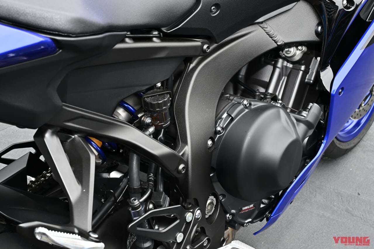 |「ホイールR6用?」「ウイング付きで空力めちゃイイ!」ヤマハYZF-R9 開発者インタビュー【後編:エンジン/足回り/空力ほか】