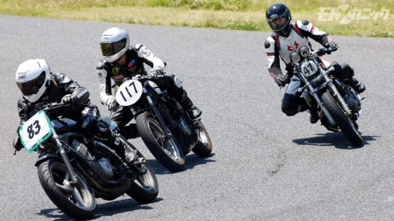 バイク走行イベント『アストライド』から派生した、シングル／ツインが主役の走行会＆模擬レース開催（29ページ目）
