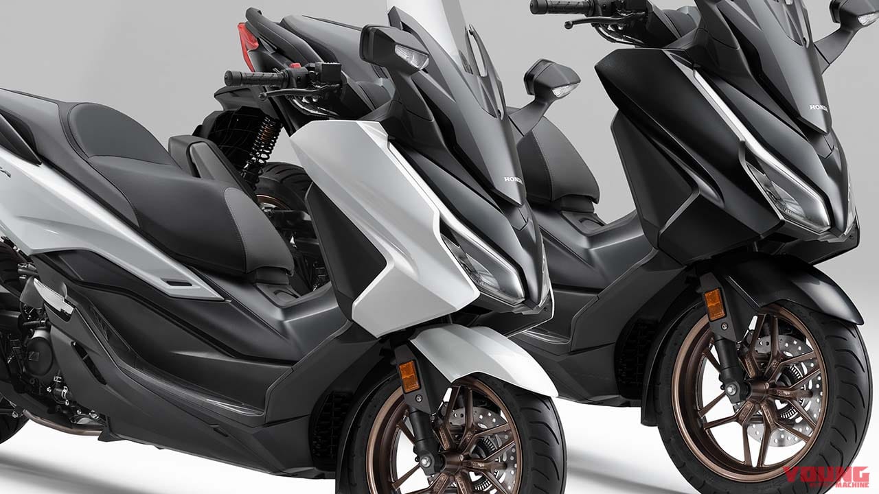 貴重なフルサイズ軽二輪スクーター! ホンダ発表の「フォルツァ」2025年型はさらに装備が充実