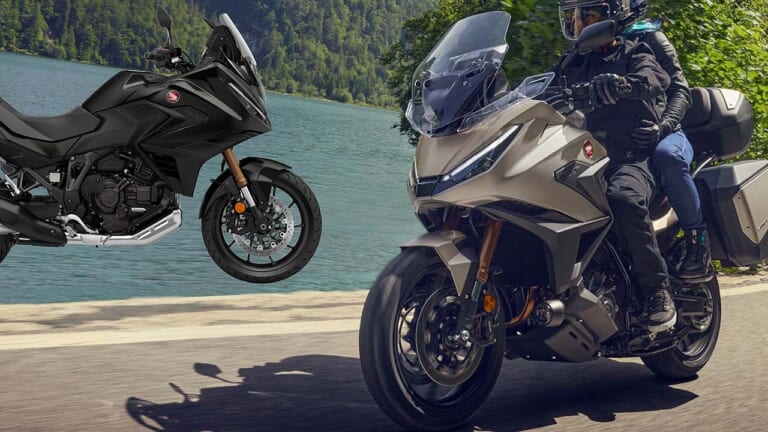 ホンダが新型「NT1100」国内モデルを正式発表！ 6軸IMU＋電子制御サスを採用、エンジン出力や外装デザインもアップデート