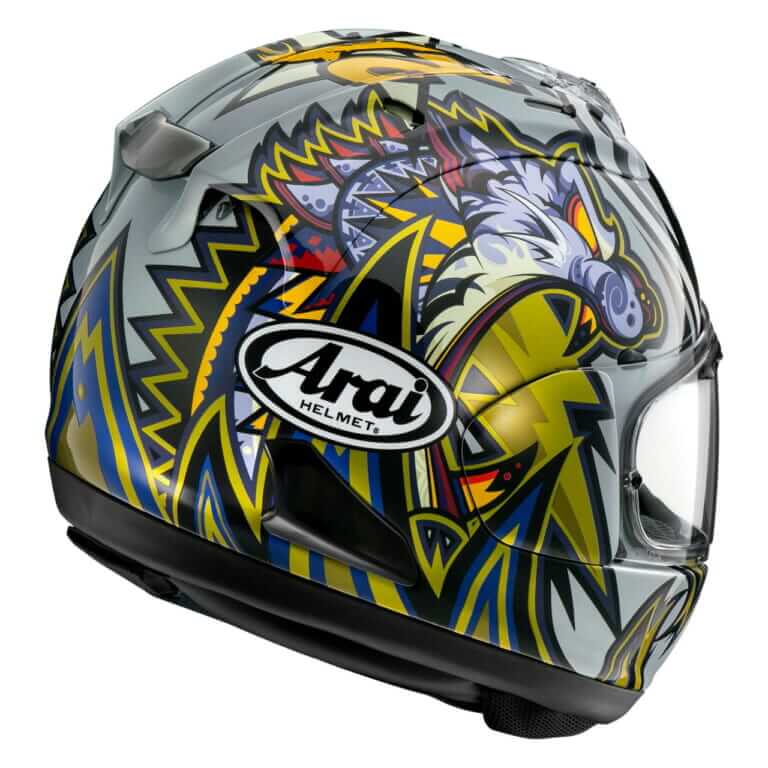 Arai RX-7X NAKASUGA 4|V12王者の目玉ヘルメット! アライ「RX-7X NAKASUGA 4」1月に発売