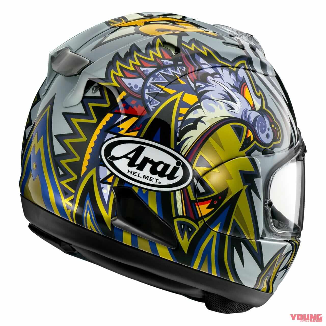 Arai RX-7X NAKASUGA 4|V12王者の目玉ヘルメット! アライ「RX-7X NAKASUGA 4」1月に発売