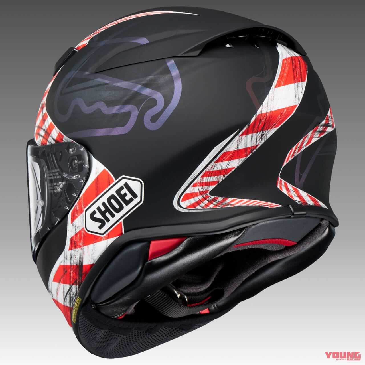 SHOEI Z-8 KNEE DOWN|「ブラックマークがリアル」SHOEIの新グラフィックモデル『Z-8 KNEE DOWN』が登場