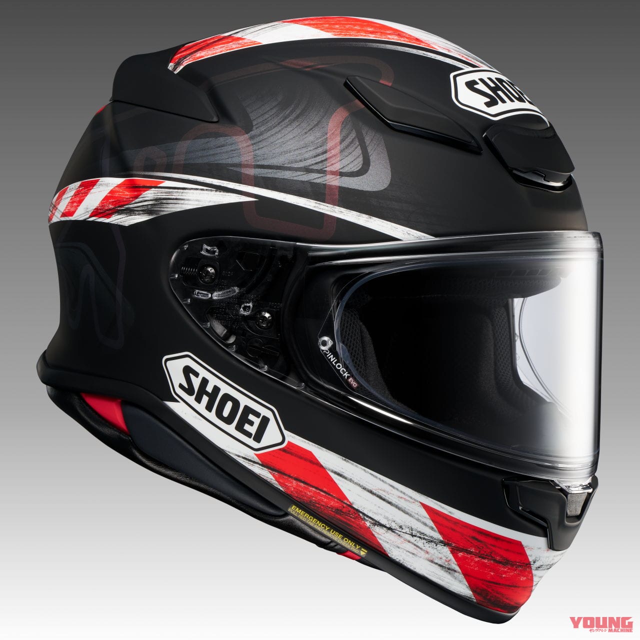 SHOEI Z-8 KNEE DOWN|「ブラックマークがリアル」SHOEIの新グラフィックモデル『Z-8 KNEE DOWN』が登場