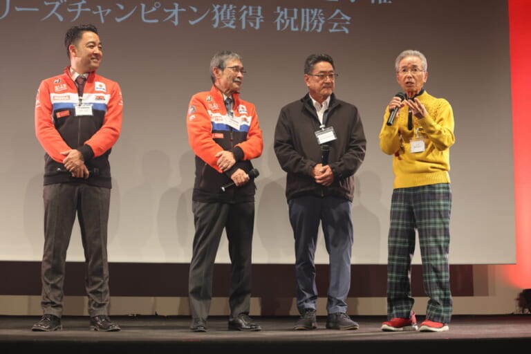 ヨシムラジャパン|創業70周年|EWCシリーズチャンピオン獲得祝勝会|「ゲストが豪華すぎ」長瀬智也にレジェンドライダーも参加! ヨシムラが創業70周年&2024世界耐久シリーズチャンピオン獲得の祝勝会を開催