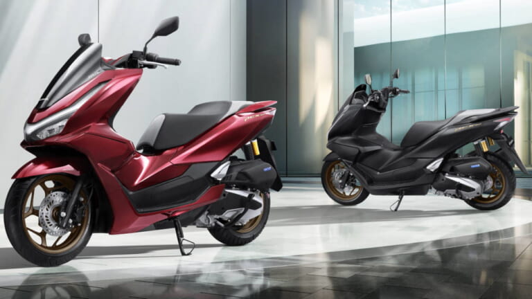 ホンダ|PCX160|インドネシア仕様|2025年モデル|ホンダが「PCX160」をモデルチェンジ! スマホ連携TFTメーターを獲得し、ウインカーはポジションライトと一体型に【海外】