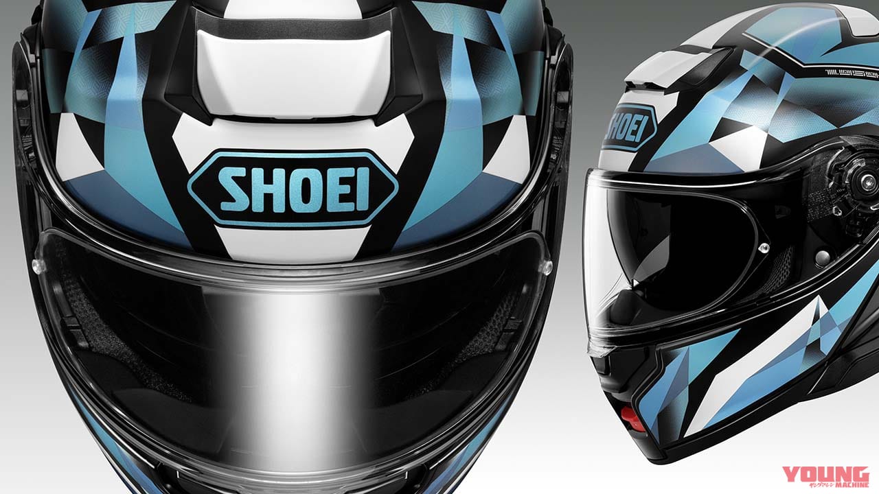 インナーサンバイザー付きシステムヘルメット SHOEI「NEOTEC3」に新グラフィック「FRAGMENTS」登場!