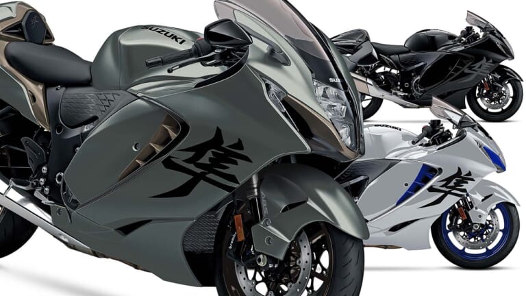 スズキ「ハヤブサ」2025年モデルが北米に登場! 日本仕様とちょっと違うカラーバリエーション展開