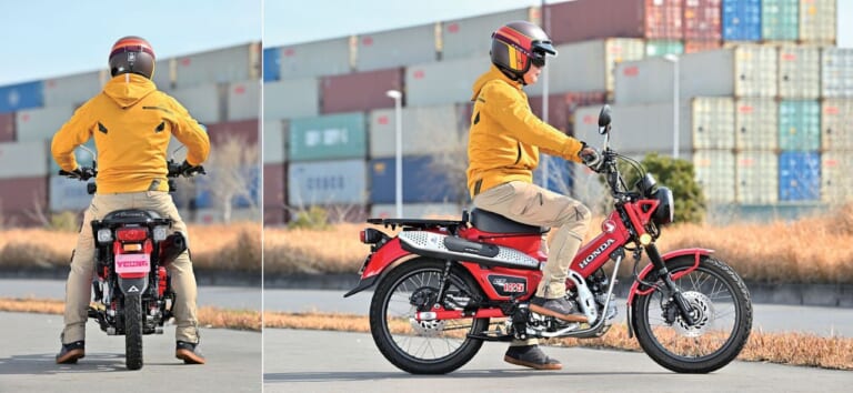 ホンダ|CT125ハンターカブ|似てるけれど結構違う! オフテイストな原付二種スタイリング&ライポジ比較〈PG-1/ハンターカブ/クロスカブ〉