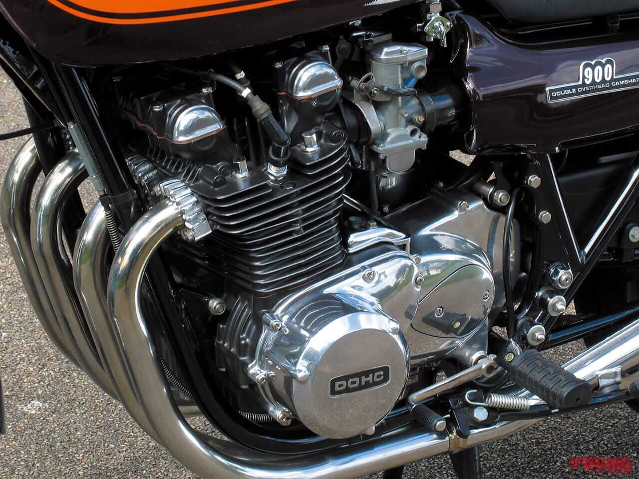 エンジン|開発テーマは「世界最良」、二輪史に輝く不朽の名機:カワサキ”Z1/Z2″シリーズ 【あの素晴らしい名車をもう一度】