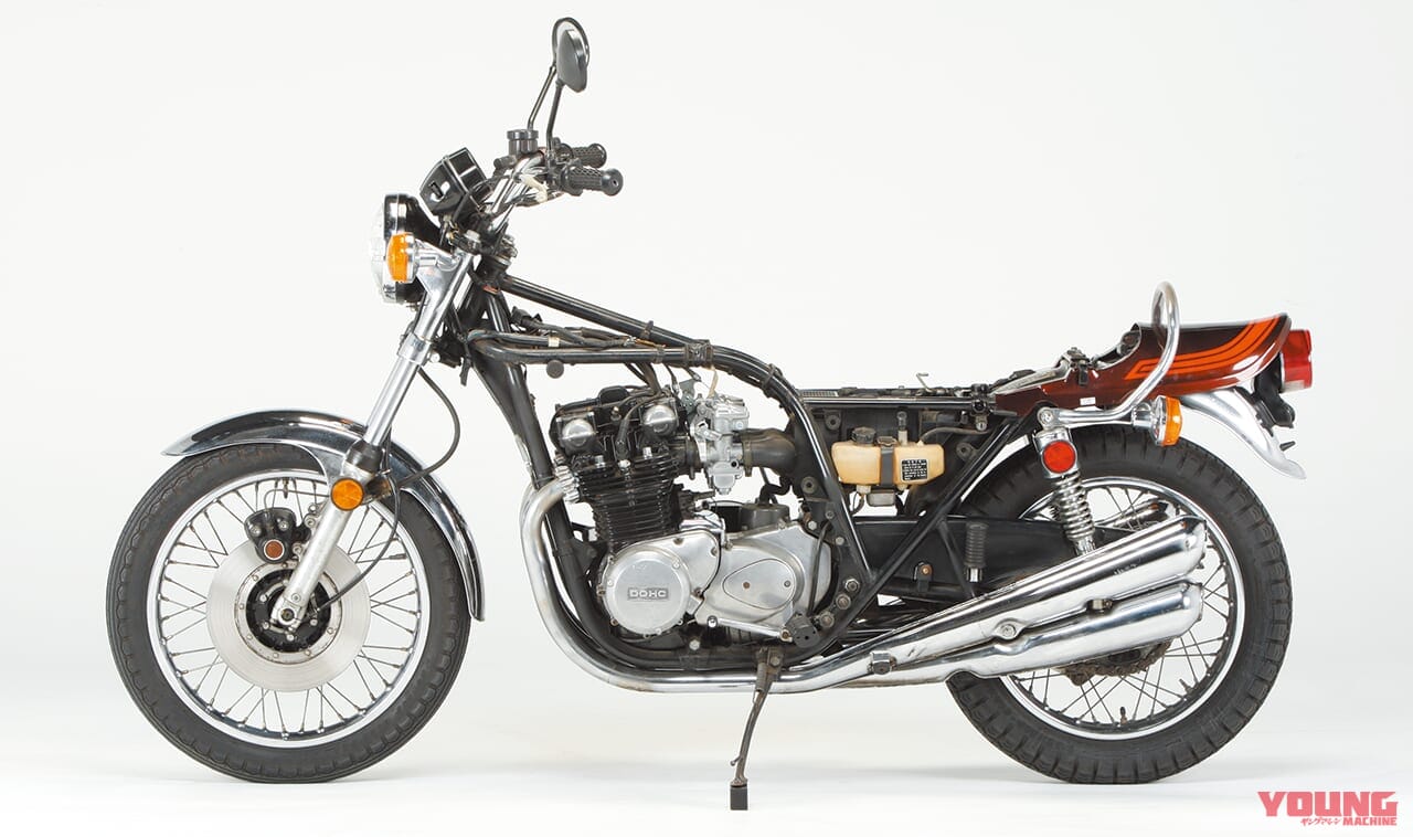 車体|開発テーマは「世界最良」、二輪史に輝く不朽の名機:カワサキ”Z1/Z2″シリーズ 【あの素晴らしい名車をもう一度】