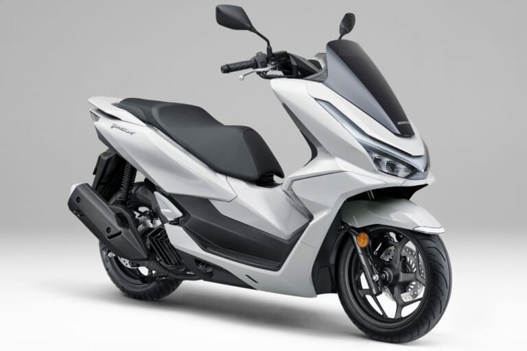 2025 HONDA PCX|パールスノーフレークホワイト|ホンダPCX〈いま国内で買える新型バイクカタログ|原付二種(125-51cc)〉