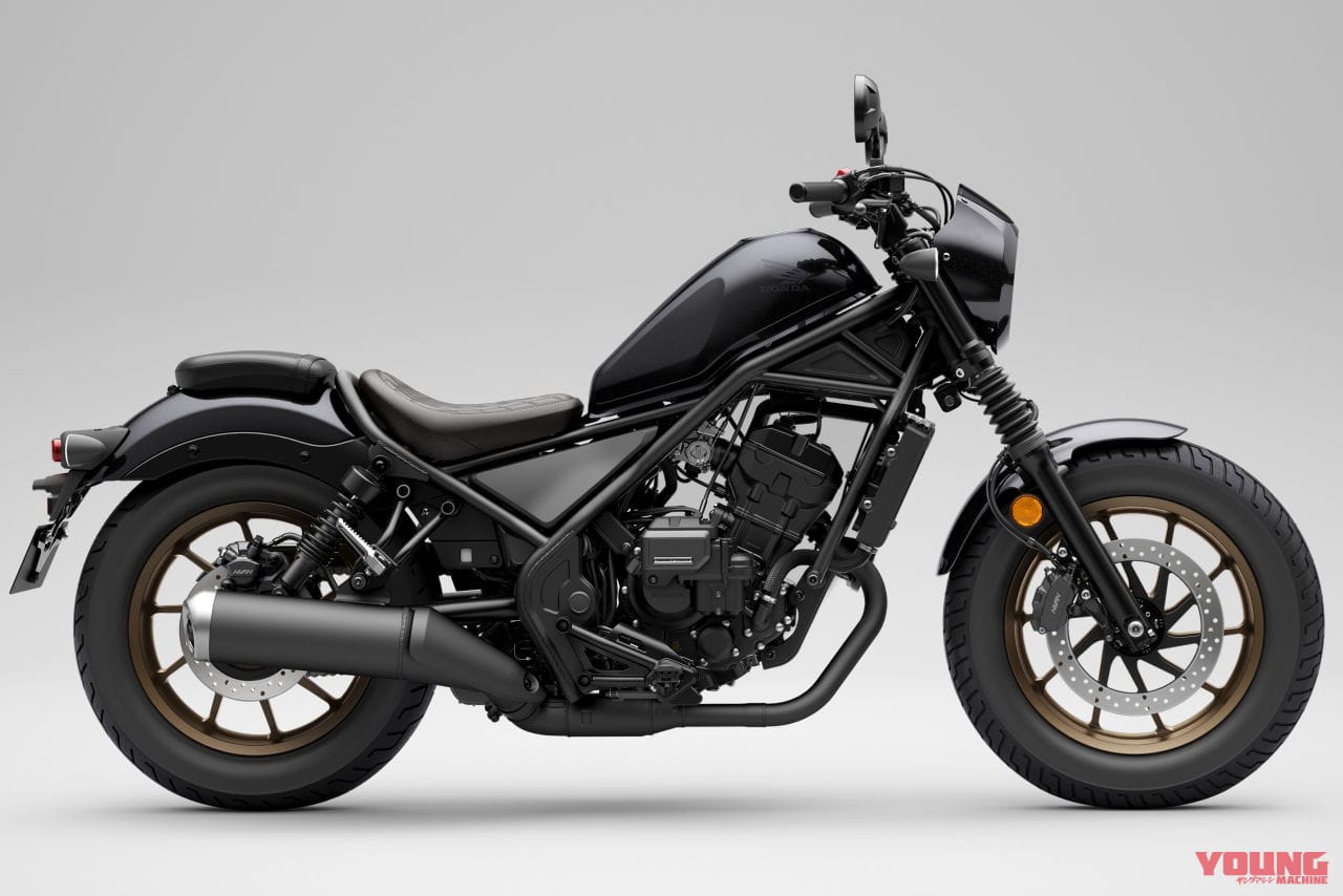 ホンダ|レブル250|2025年モデル|新型はEクラッチ付き! ホンダ「レブル250/Sエディション」2025年モデルはシートやハンドルも変更