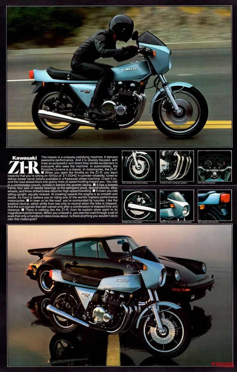 カワサキ|Z1-R|1978年|「13Lしか入らないタンク」が角Zを象徴 1978年カワサキ『Z1-R』【柏 秀樹の昭和~平成 カタログ蔵出しコラム Vol.13】