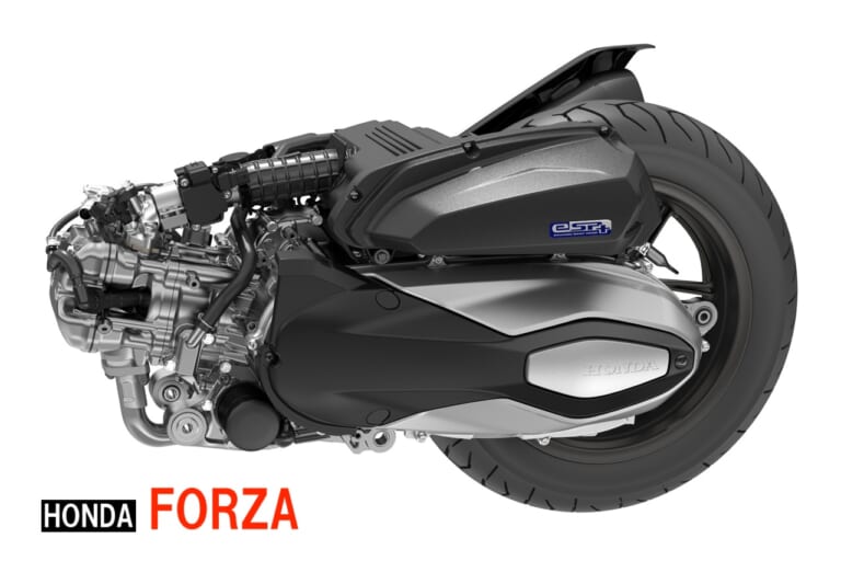 スイングアーム|ホンダ|FORZA|「50年でここまで変わるか?」プロが解説! スイングアームの理論と歴史「見た目も中身も全然違う」