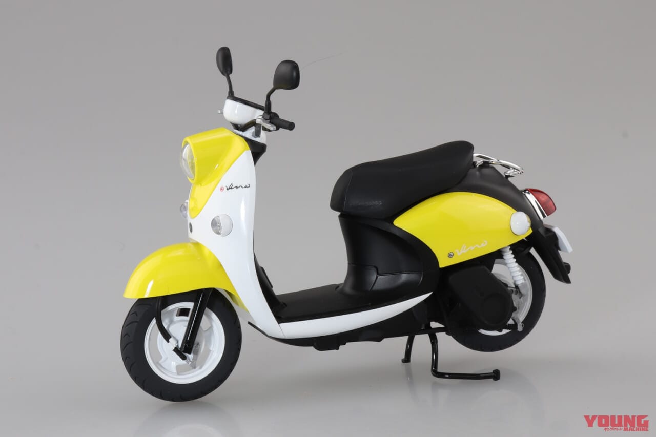 青島文化教材社 1/12充電させてもらえませんか?E-Vino|スイカヘルメットつき! 「出川哲朗の充電させてもらえませんか? E-Vino」プラモデルが登場