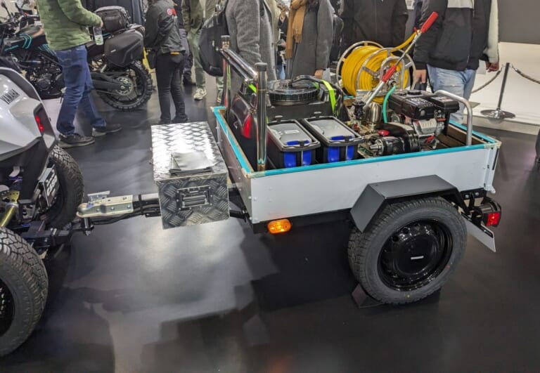 YAMAHA DIAPASON C580 Fork1|「ブルドーザー!?」ヤマハの汎用EV『DIAPASON』が遊び心くすぐりまくり「これは乗りたい!」