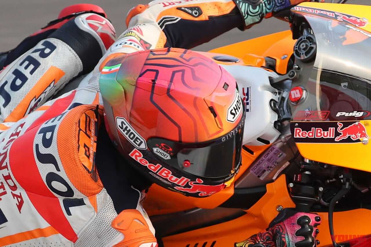 マルク・マルケス|2023年|インドGP|2023年インドGP仕様の特別色! SHOEI「X-Fifeen MARQUEZ HOLI」が受注期間限定で発売