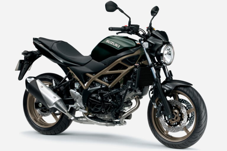 2025 SUZUKI SV650 ABS|パールマットシャドーグリーン×マットブラックメタリックNo.2|スズキSV650〈いま国内で買える新型バイクカタログ|大型二輪(750-401cc)〉
