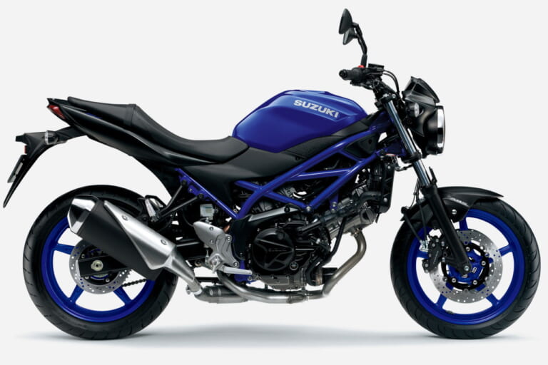 2025 SUZUKI SV650 ABS|パールビガーブルー×マットブラックメタリックNo.2|スズキSV650〈いま国内で買える新型バイクカタログ|大型二輪(750-401cc)〉