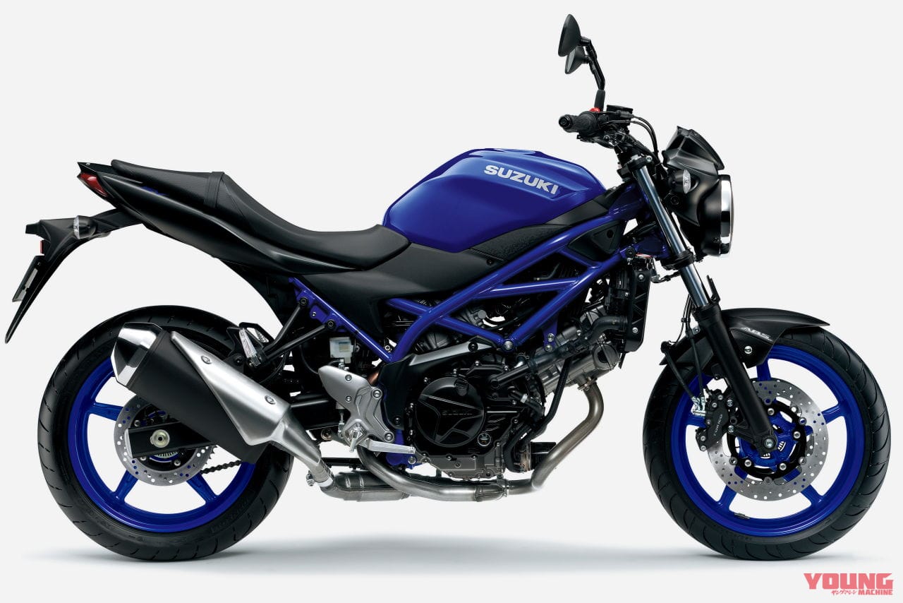 スズキ|SV650|スズキ「SV650」に新色登場! ブルーフレームやグリーンボディの登場でスポーティな出で立ち
