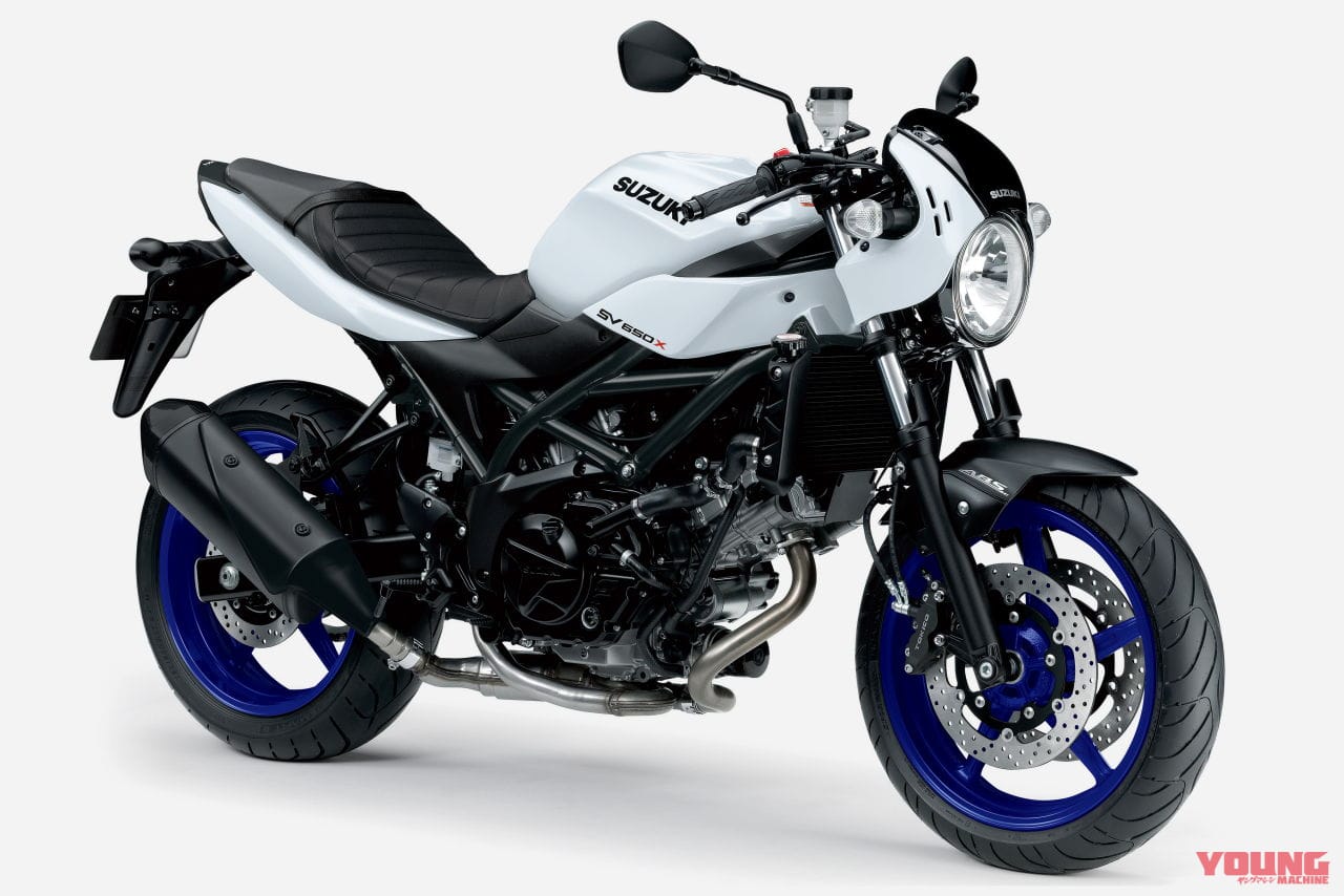 2025 SUZUKI SV650X ABS|パールテックホワイト|スズキSV650X〈いま国内で買える新型バイクカタログ|大型二輪(750-401cc)〉