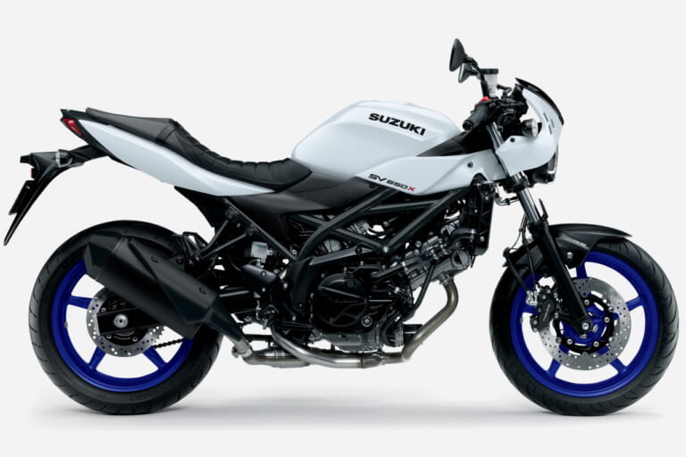 2025 SUZUKI SV650X ABS|パールテックホワイト|スズキSV650X〈いま国内で買える新型バイクカタログ|大型二輪(750-401cc)〉