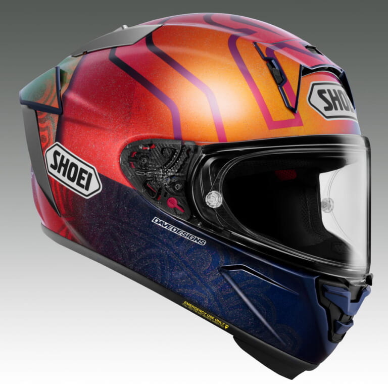 SHOEI|X-Fifeen MARQUEZ HOLI|2023年インドGP仕様の特別色! SHOEI「X-Fifeen MARQUEZ HOLI」が受注期間限定で発売