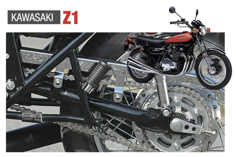 スイングアーム|カワサキ|Z1|「50年でここまで変わるか?」プロが解説! スイングアームの理論と歴史「見た目も中身も全然違う」