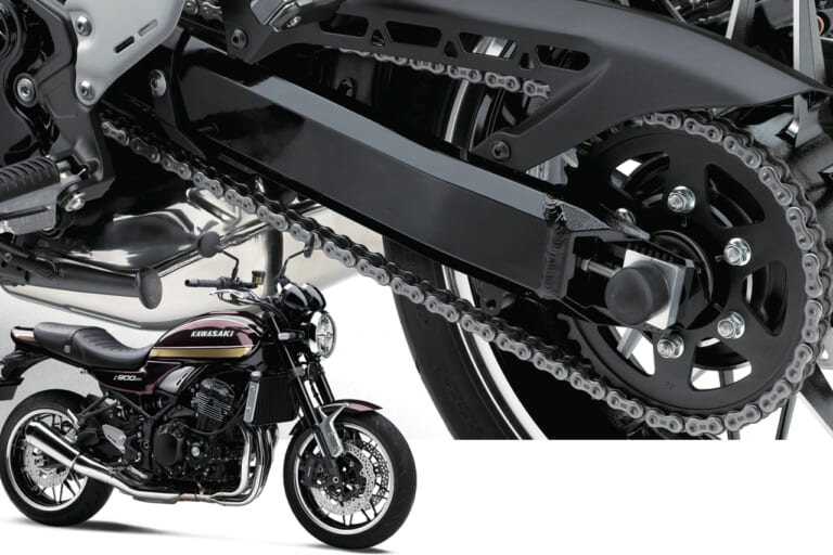 スイングアーム|カワサキ|Z900RS|「50年でここまで変わるか?」プロが解説! スイングアームの理論と歴史「見た目も中身も全然違う」
