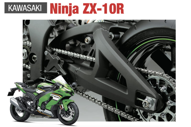 スイングアーム|カワサキ|ZX-10R|「50年でここまで変わるか?」プロが解説! スイングアームの理論と歴史「見た目も中身も全然違う」