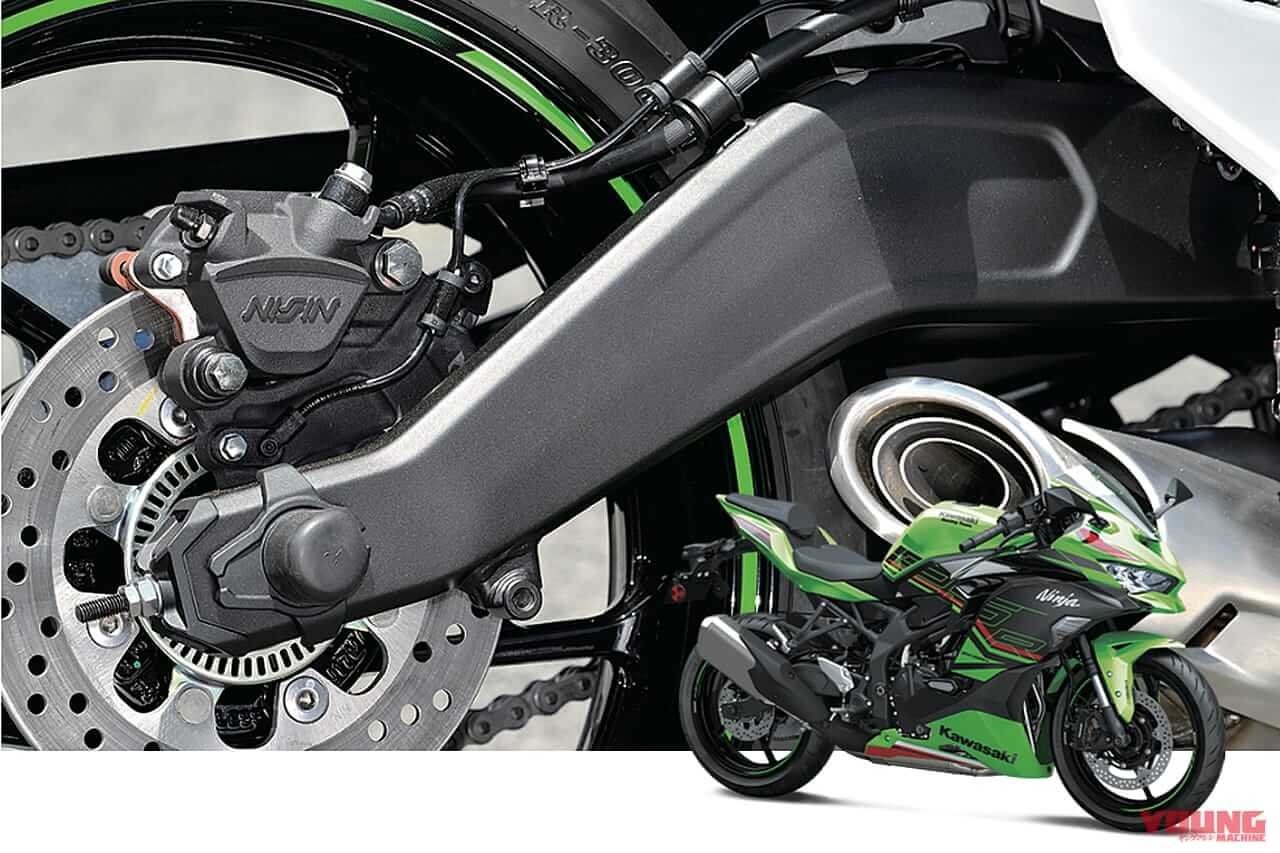 スイングアーム|ZX-25R|カワサキ|「50年でここまで変わるか?」プロが解説! スイングアームの理論と歴史「見た目も中身も全然違う」