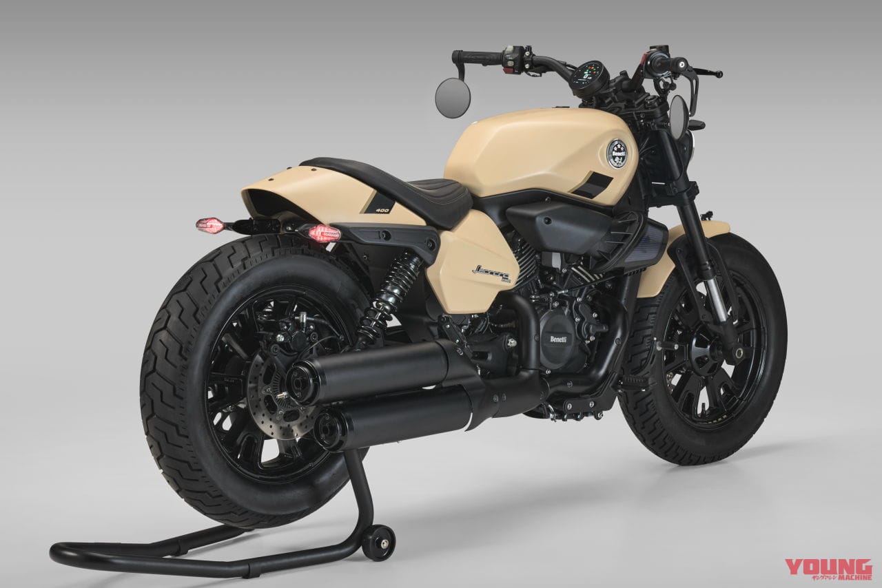 |「日本の免許制度にピッタリ」ベネリから400ccストリートクルーザーが登場! 「レオンチーノボバー400」国内導入熱望!