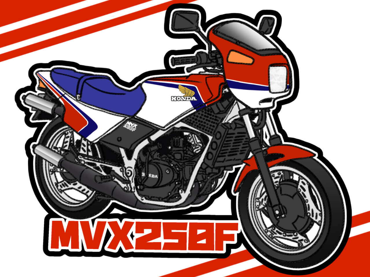 ホンダ MVX250F|「ホンダはヤル気だ!」電動過給機付きV型3気筒エンジンってどこがすごいの!?【図解付き解説】