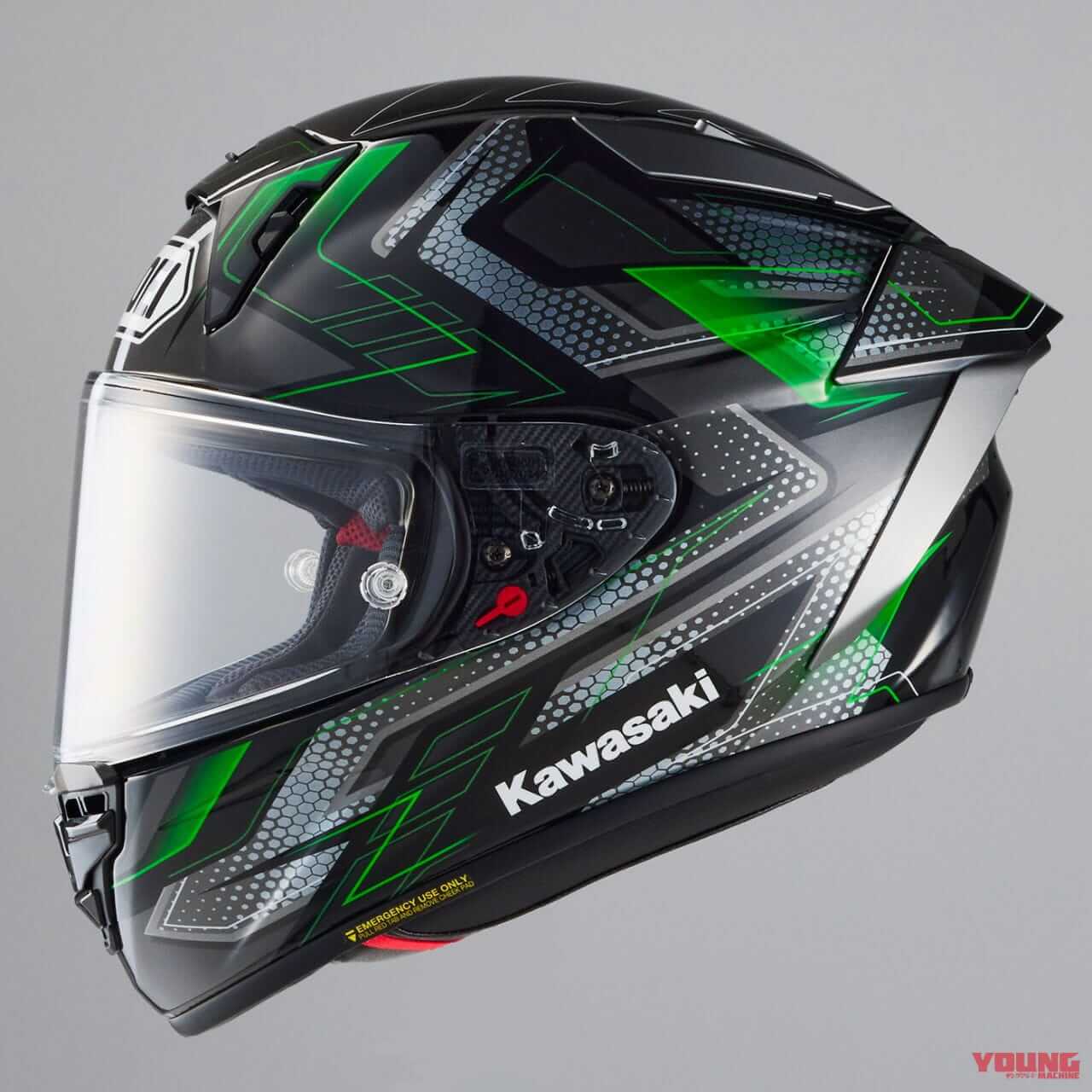 カワサキ X-Fifteen エスカレート|SHOEIの人気モデルにコラボカラー!『カワサキ X-Fifteen エスカレート』登場