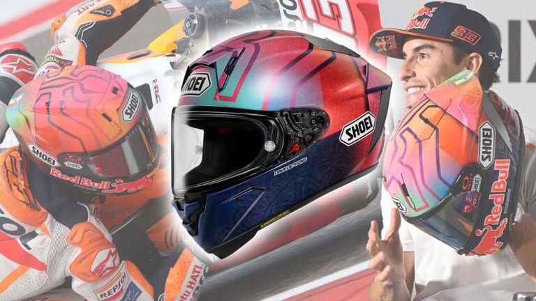 2023年インドGP仕様の特別色！ SHOEI「X-Fifeen MARQUEZ HOLI」が受注期間限定で発売（34ページ目）