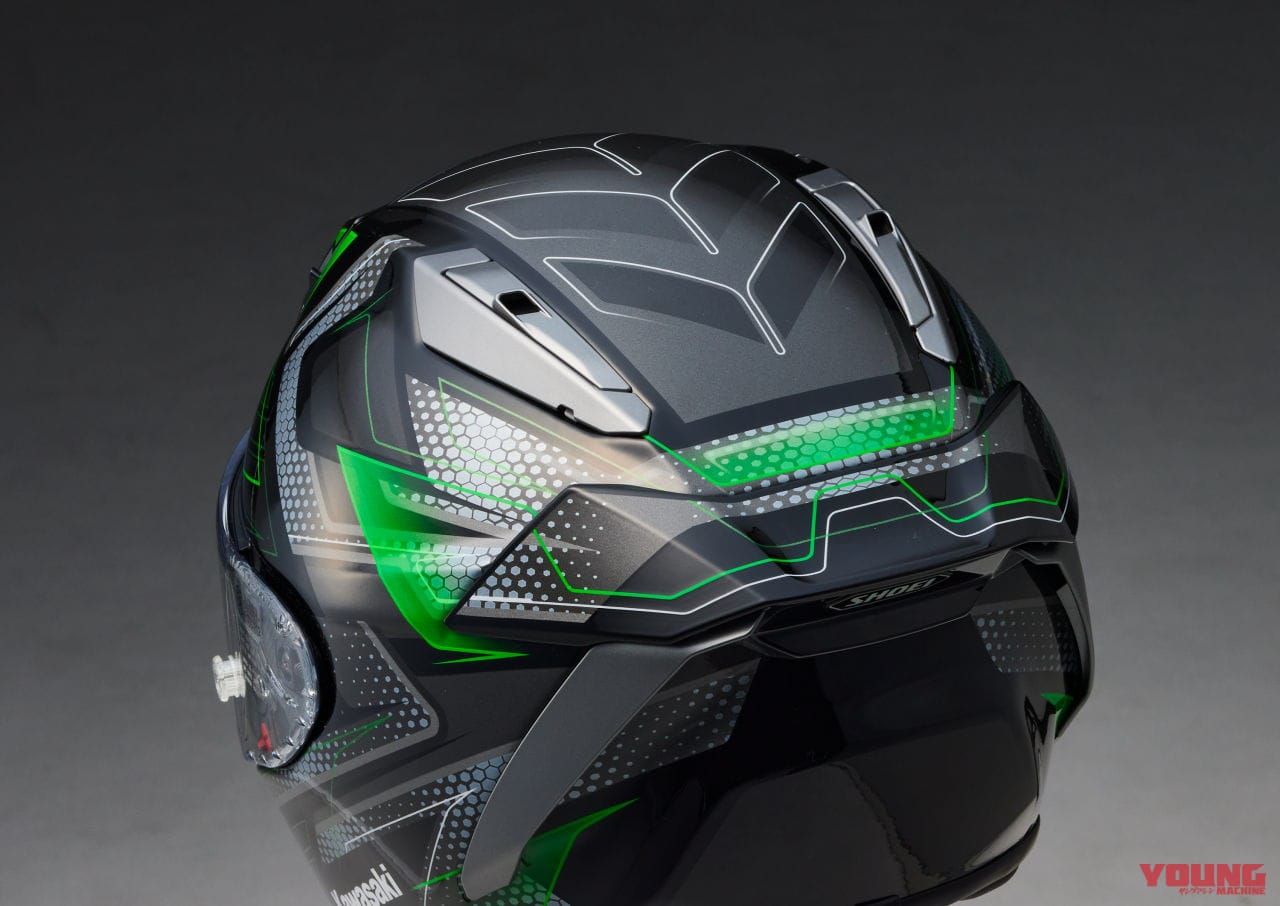 カワサキ X-Fifteen エスカレート|SHOEIの人気モデルにコラボカラー!『カワサキ X-Fifteen エスカレート』登場