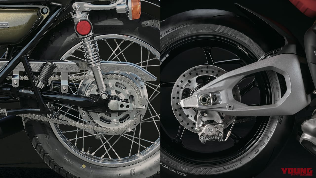 |「50年でここまで変わるか?」プロが解説! スイングアームの理論と歴史「見た目も中身も全然違う」