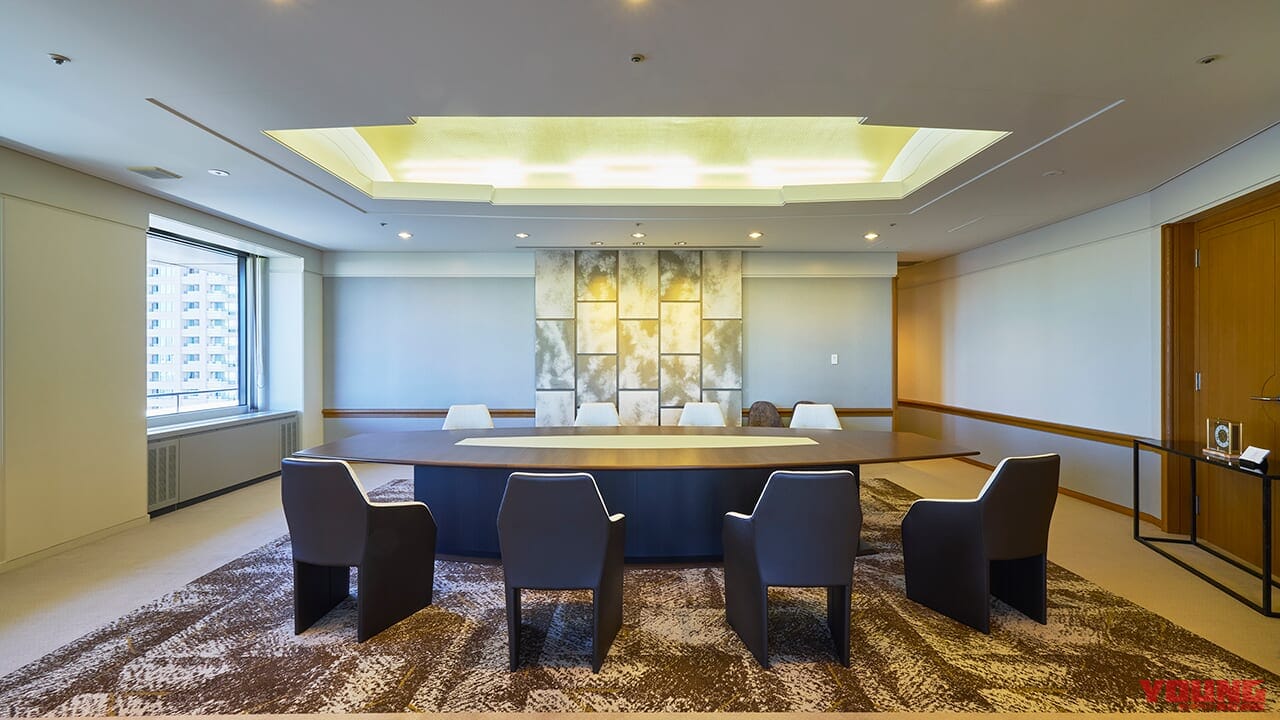 応接室|「”宗一郎の水”?!」「 ヒバ樽もすごい」青山ビル見学ツアーにみる、グローバル企業としてのホンダ流哲学