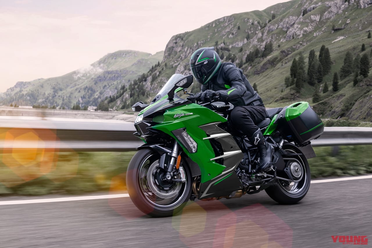 カワサキ|ニンジャH2 SX SE|2025年モデル|カワサキが「ニンジャH2 SX SE」の2025年モデルを3/1に発売! 前車追従クルコンほか電子制御サスを装備する最高峰ツアラー