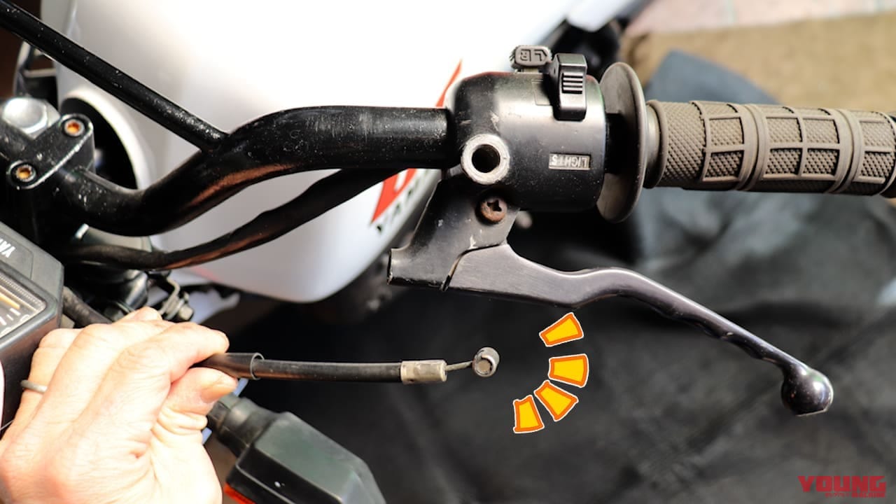 できればプロっぽい? 工具なしでクラッチケーブルを「スパッ」と取り外す昭和テクニック【DIY整備の裏技】|できればプロっぽい!? 工具なしでクラッチケーブルを「スパッ」と取り外す昭和テクニック【DIY整備の裏技】