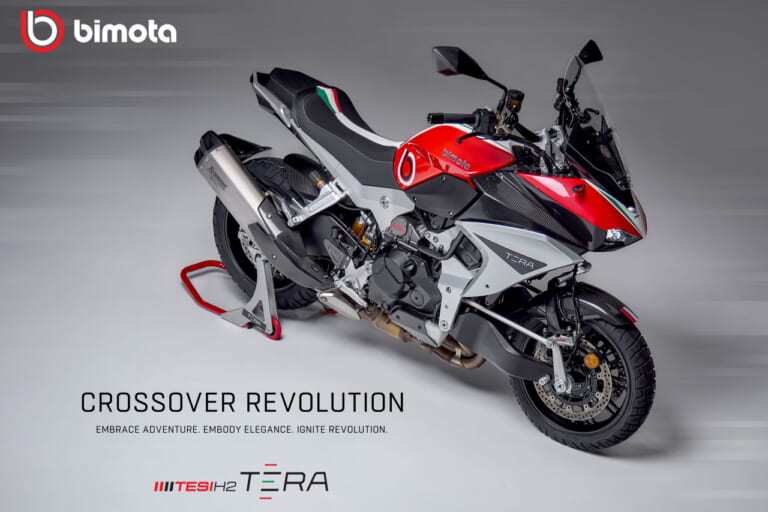 bimota Tesi H2 TERA|【あるぞ隠し玉!!】東京・大阪モーターサイクルショー「ホンダ電動ターボV3」「YZF-R9」「DR-Z4S」など出展モデルが判明!