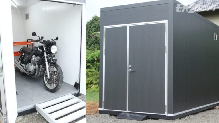 ニュータイプのガレージが登場! これまでラインナップになかった「バイクキャビン」シリーズ〈デイトナ〉