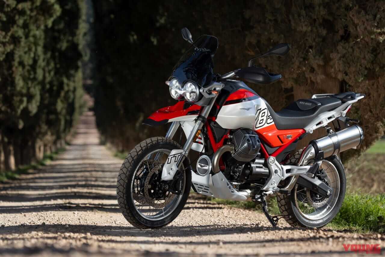 モトグッツィ|V85TT ロッソフジ|日本国旗がモチーフ! イタリア製モトグッツィ「V85TT ロッソフジ」国内発売