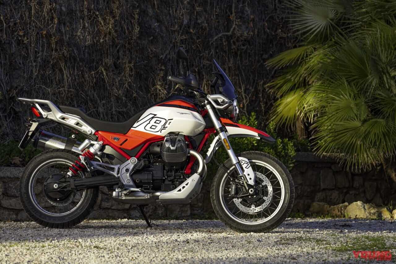 モトグッツィ|V85TT ロッソフジ|日本国旗がモチーフ! イタリア製モトグッツィ「V85TT ロッソフジ」国内発売