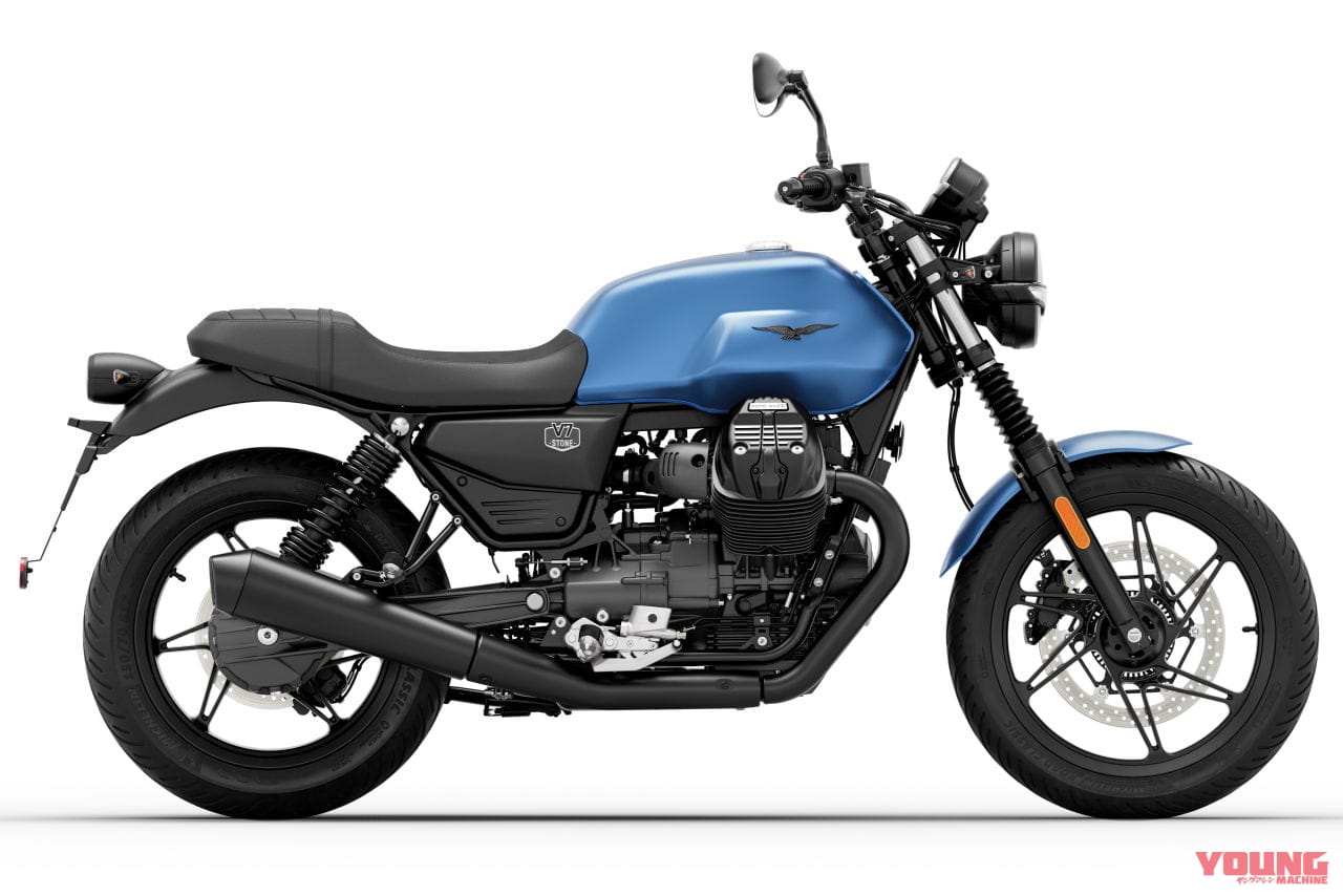 モトグッツィ|V7ストーン|2025年モデル|伝説のモトグッツィ「V7スポルト」が復活!! 倒立フォークなどを装備して2/26受注開始、8月出荷へ【新型V7シリーズ】