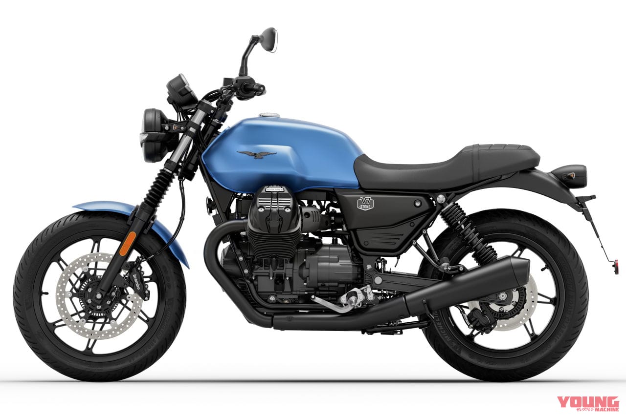 モトグッツィ|V7ストーン|2025年モデル|伝説のモトグッツィ「V7スポルト」が復活!! 倒立フォークなどを装備して2/26受注開始、8月出荷へ【新型V7シリーズ】