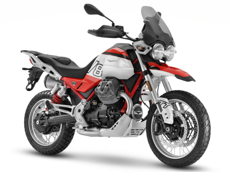 モトグッツィ|V85TT ロッソフジ|日本国旗がモチーフ! イタリア製モトグッツィ「V85TT ロッソフジ」国内発売